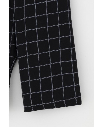 К 1528-1/пыльно-синий,двойная клетка пижама