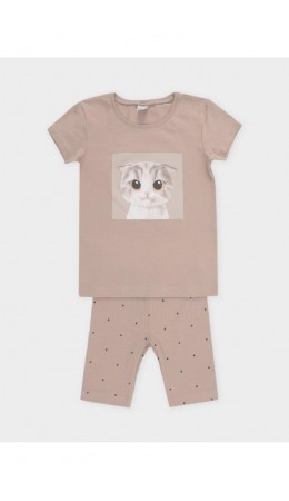 К 1647/беж,точки пижама