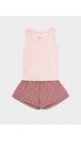 К 1649/зефир,геометрические ромашки пижама