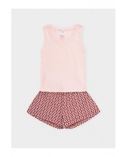 К 1649/зефир,геометрические ромашки пижама