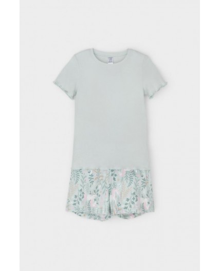 К 1596/серое небо,лесная тайна пижама