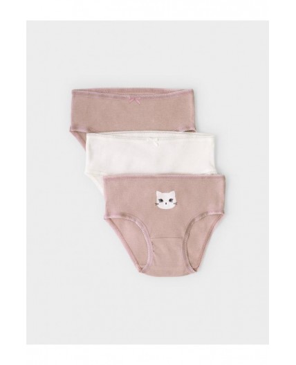 К 1931-3уп/кофейный,сливки набор трусы