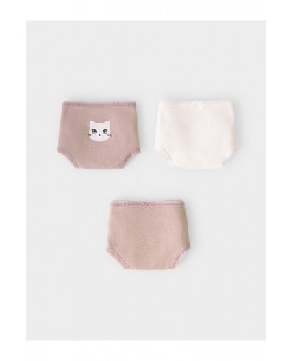 К 1931-3уп/кофейный,сливки набор трусы