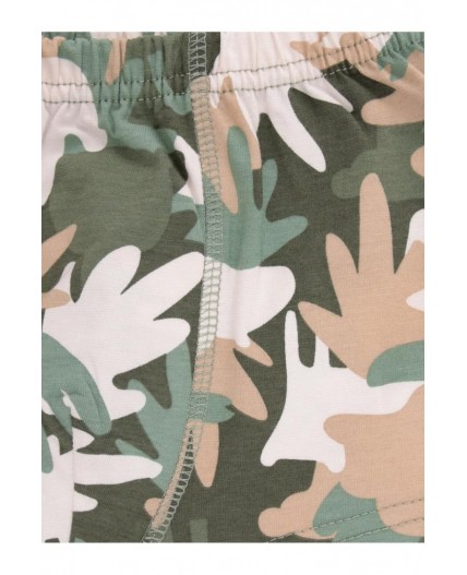 К 1966-3уп/зеленый хаки,бежевый,камуфляж набор трусы