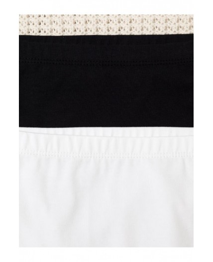 К 1968-2уп/белый,черный набор трусы