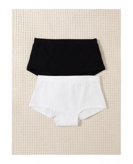К 1968-2уп/белый,черный набор трусы