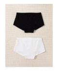К 1968-2уп/белый,черный набор трусы