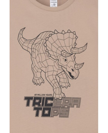 К 1600/темно-бежевый,клетка пижама