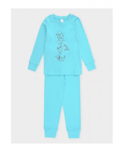 КП 1586/зеленая бирюза пижама