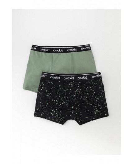 К 1935-2уп/нефритовый,темный графит,кляксы набор трусы