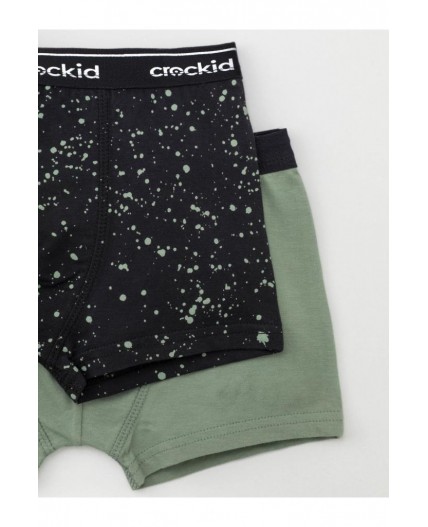 К 1935-2уп/нефритовый,темный графит,кляксы набор трусы