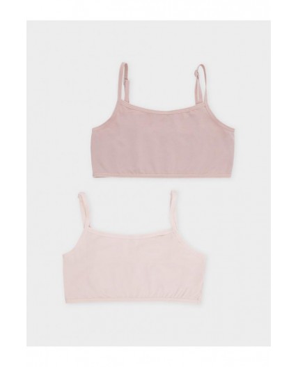 К 1197-2уп/персиковый румянец,кофейный набор майка-топ