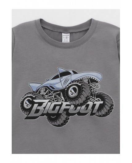 К 1606/серый шторм,машины на св.сером пижама