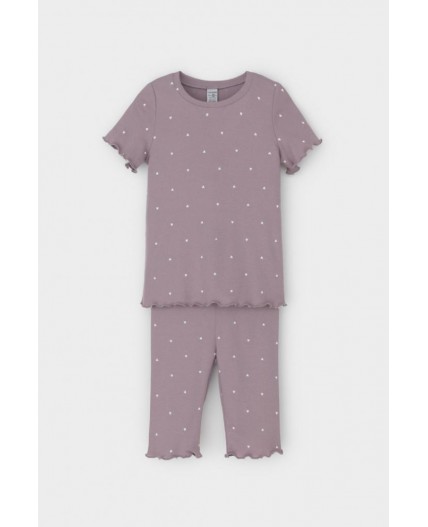 К 1632/морской туман,мини сердечки пижама