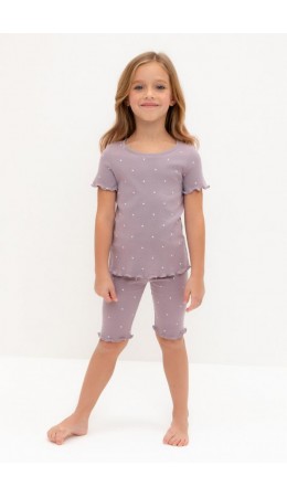 К 1632/морской туман,мини сердечки пижама