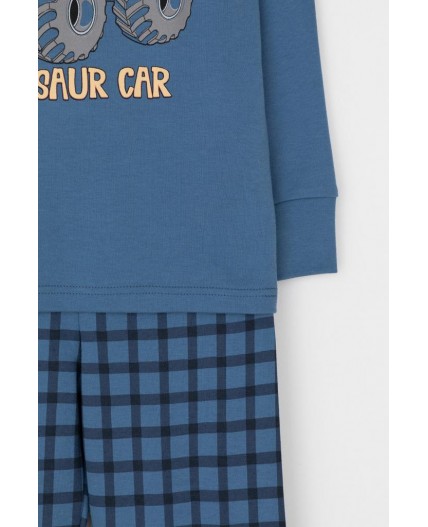 К 1541/синяя волна,клетка пижама