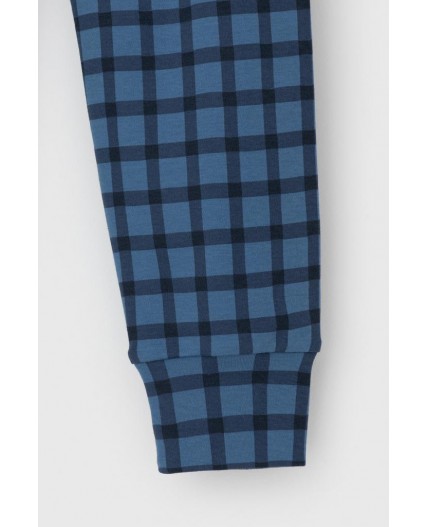 К 1541/синяя волна,клетка пижама