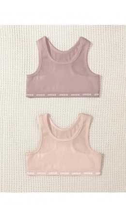 К 1196-2уп/персиковый румянец,кофейный набор майка-топ