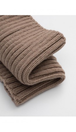 КВ 15018/ш/бархатный беж шарф-снуд