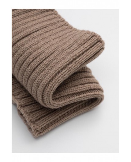 КВ 15018/ш/бархатный беж шарф-снуд