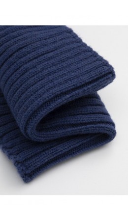 КВ 15018/ш/синий шарф-снуд