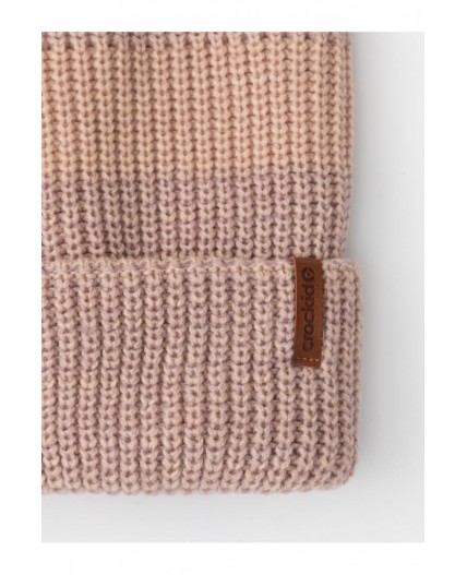 КВ 20414/ш/розовый беж,пудра шапка