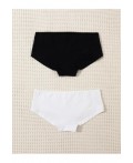 К 1964-2уп/белый,черный набор трусы