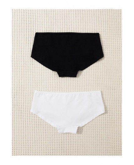 К 1964-2уп/белый,черный набор трусы