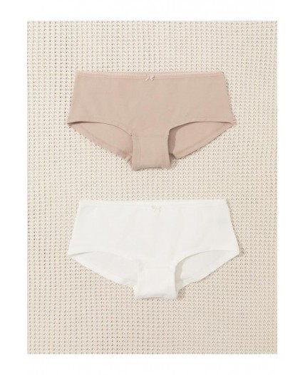 К 1964-2уп/нюдовый беж,сахар набор трусы