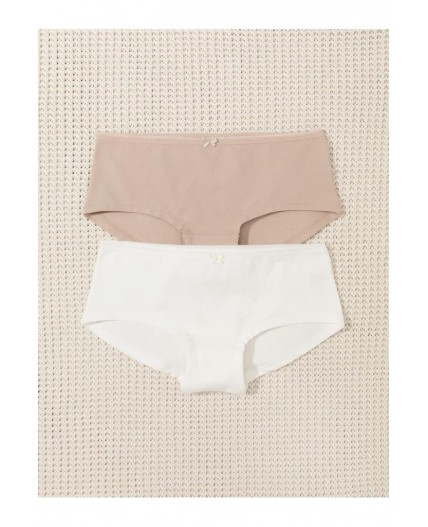 К 1964-2уп/нюдовый беж,сахар набор трусы