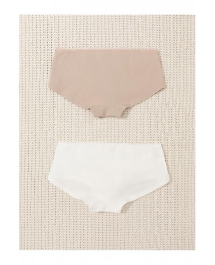 К 1964-2уп/нюдовый беж,сахар набор трусы