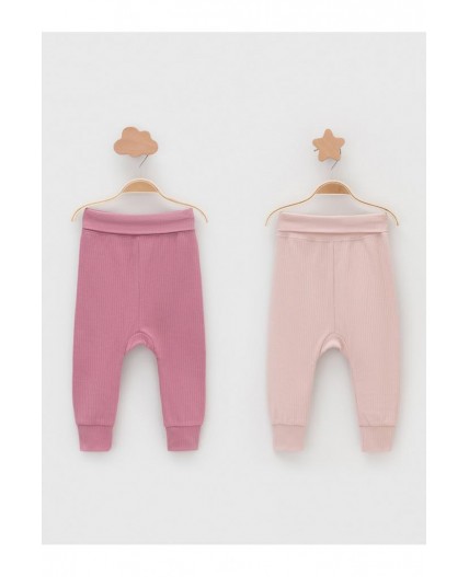 К 400715-2уп/розово-бежевый 1506,тем.розовый 1710 набор брюки