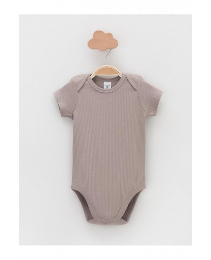 К 6525-2уп/капучино 1210,серо-голубой 4106 набор полукомбинезон (боди)