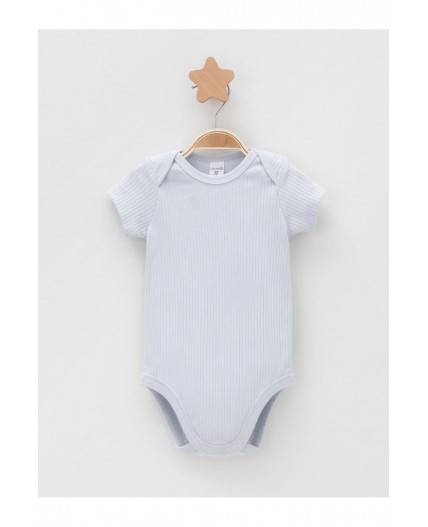 К 6525-2уп/капучино 1210,серо-голубой 4106 набор полукомбинезон (боди)