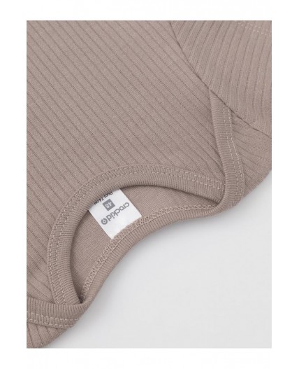 К 6525-2уп/капучино 1210,серо-голубой 4106 набор полукомбинезон (боди)