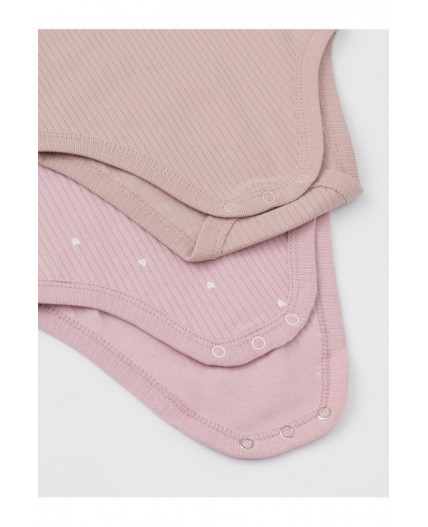 К 6525-2уп/розово-бежевый 1510, 2706 Н054.2 набор полукомбинезон (боди)