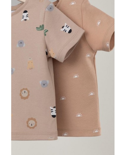 К 301156-2уп/зоопарк,маленькие солнышки набор фуфайка (футболка)