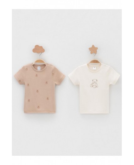 К 301156-2уп/молочный 0809,бежевый Н064 набор фуфайка (футболка)