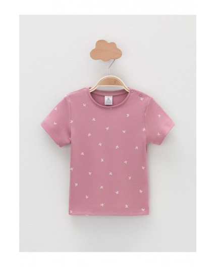 К 301156-2уп/тем.розовый 1710 Н099,Н098 набор фуфайка (футболка)