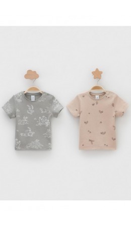 К 301156-2уп/оливковый Н081,тем.бежевый Н106 набор фуфайка (футболка)