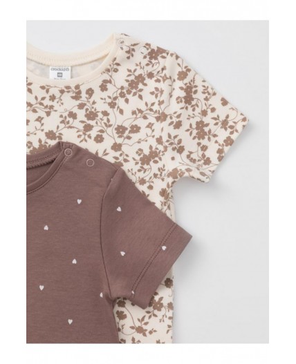 К 301156-2уп/капучино Н054,молочный Н107 набор фуфайка (футболка)