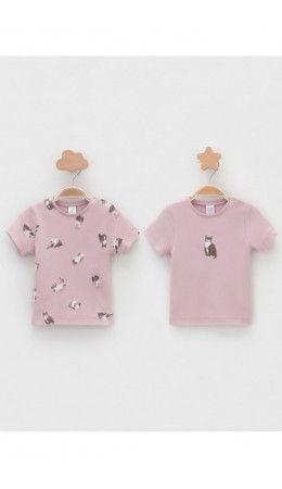 К 301156-2уп/розово-бежевый 2706 Н082 набор фуфайка (футболка)