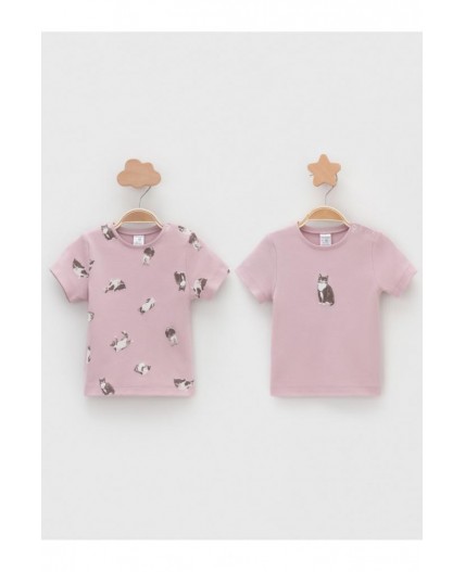 К 301156-2уп/розово-бежевый 2706 Н082 набор фуфайка (футболка)