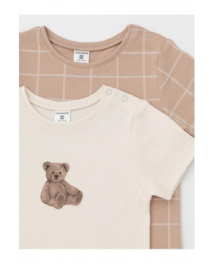 К 301156-2уп/молочный 0809,бежевый Н045.1 набор фуфайка (футболка)