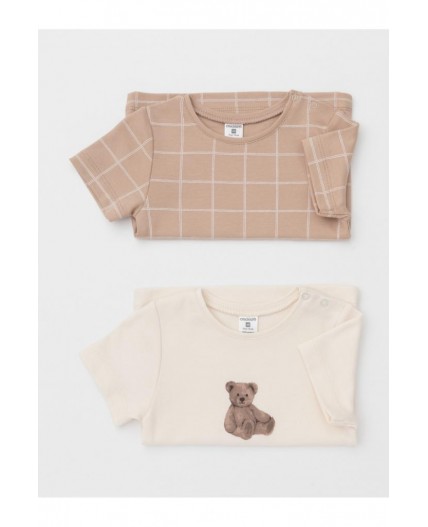 К 301156-2уп/молочный 0809,бежевый Н045.1 набор фуфайка (футболка)