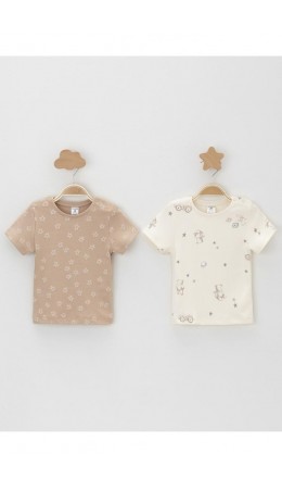 К 301156-2уп/кремовый Н108,бежевый Н105 набор фуфайка (футболка)