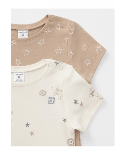 К 301156-2уп/кремовый Н108,бежевый Н105 набор фуфайка (футболка)