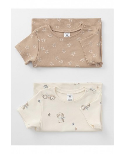 К 301156-2уп/кремовый Н108,бежевый Н105 набор фуфайка (футболка)