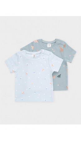 К 301156-2уп/голубой Н102,серо-голубой Н101 набор фуфайка (футболка)