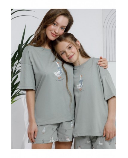 МП 20143/оливковый 5904 Н110 пижама